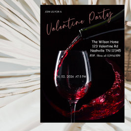 Romantic Valentine’s Day Party 招待状