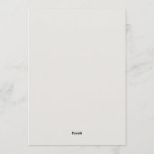 Romantic Valentine’s Day Party 招待状 (裏面)