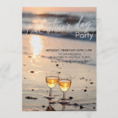 Romantic Valentine’s Day Party - Heart & Love 招待状 (正面)