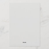 Romantic Valentine’s Day Party - Modern Love Theme 招待状 (裏面)