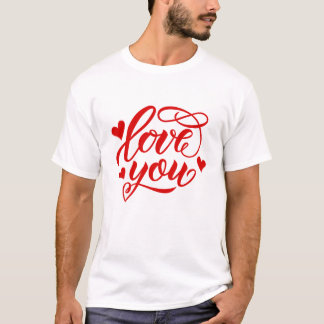 Romantic Valentine’s Day Quote T-Shirt Tシャツ