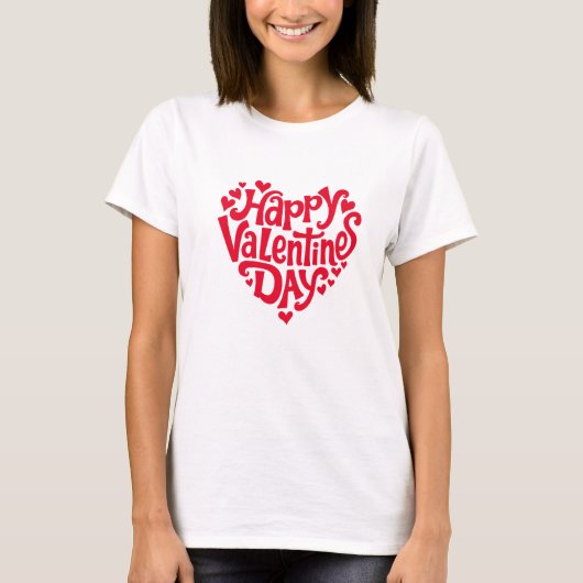 Romantic Valentine’s Day Quote T-Shirt Tシャツ (正面)