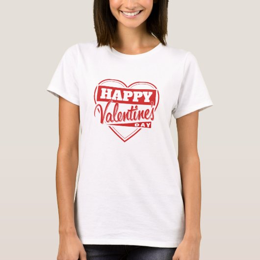 Romantic Valentine’s Day Quote T-Shirt Tシャツ (正面)