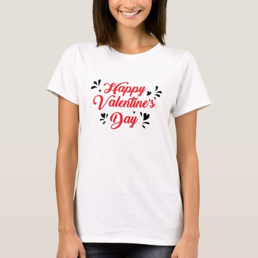 Romantic Valentine’s Day Quote T-Shirt Tシャツ (正面)