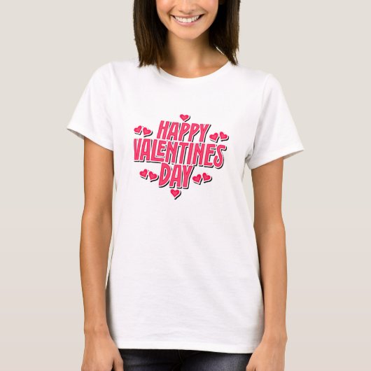 Romantic Valentine’s Day Quote T-Shirt Tシャツ (正面)