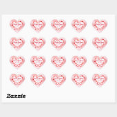 Romantic Valentine’s Day Sticker – Forever Yours ハートシール (シート)