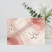 Romantic Valentine’s Details Card – Blush & Gold エンクロージャーカード (スタンド正面)