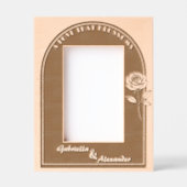 Romantic Valentine’s Gift for Couples - Rose  レーザー彫刻フレーム (正面)