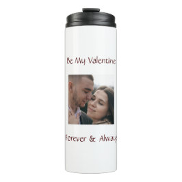 Romantic Valentine Tumbler – Add Your Photo タンブラー