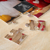 Romantic Valentines Pregnancy Announcement ジグソーパズル (側面)