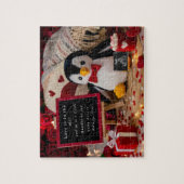 Romantic Valentines Pregnancy Announcement ジグソーパズル (縦)