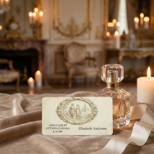 Romantic Victorian Period Address Labels ラベル