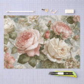 Romantic Victorian Rose Vintage 薄葉紙 (クラフト)