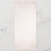 Romantic Vineyard Rustic Wedding メニュー (裏面)