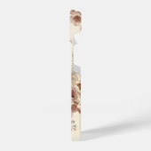 Romantic Vintage Floral Bouquet Pattern iPhoneケース (左側面)