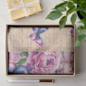 Romantic Vintage Floral Love Letter Decoupage 薄葉紙 (ギフト)