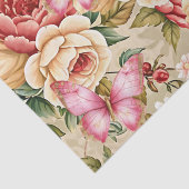 Romantic Vintage Floral Love Letter Decoupage 薄葉紙 (詳細)