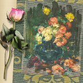 Romantic Vintage Floral Painting Wedding 招待状