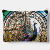 Romantic Vintage Peacock Makeup Purse アクセサリーポーチ (裏面)