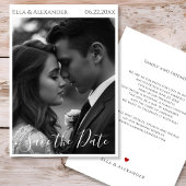 Romantic Vintage Photo セーブザデート