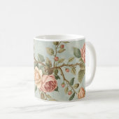 Romantic Vintage Rose Garden コーヒーマグカップ (正面右)
