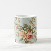 Romantic Vintage Rose Garden コーヒーマグカップ (中央)