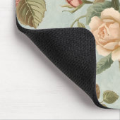 Romantic Vintage Rose Garden マウスパッド (コーナー)