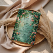 Romantic Vintage Rose Gate 招待状