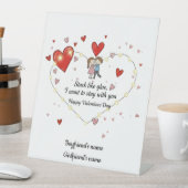 Romantic want to stay with you  台座サイン (インサイチュ)