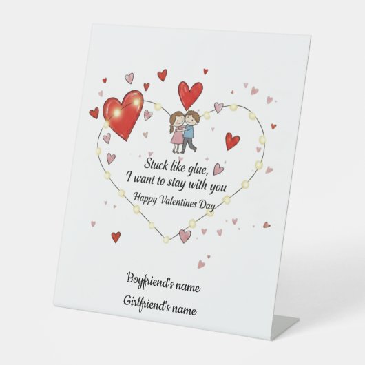 Romantic want to stay with you  台座サイン (正面)