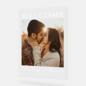 Romantic Warm Photo アクリルサイン (傾斜)