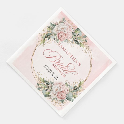 Romantic Watercolor Light Pink Eucalyptus Bridal   (コーナー)