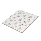 Romantic Watercolor Pink Roses Pattern タイル (側面)