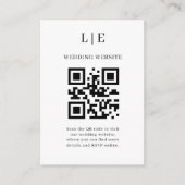 Romantic Watercolor Wedding エンクロージャーカード (正面)