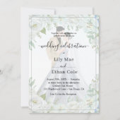 Romantic Watercolor Wedding 招待状 (正面)