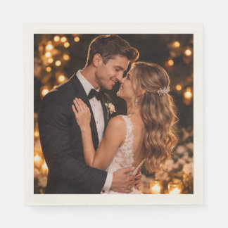 Romantic Wedding Couple Paper Napkin Soft .. スタンダードランチョンナプキン