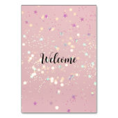 Romantic wedding flowers blooming garden テーブルナンバー (裏面)