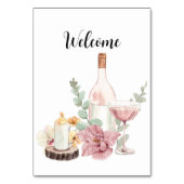 Romantic wedding flowers blooming garden テーブルナンバー (裏面)