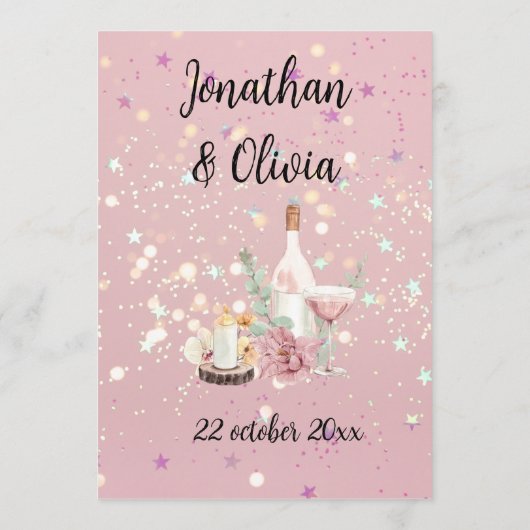 Romantic wedding flowers blooming garden プログラム (裏面)