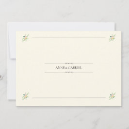 Romantic Wedding Invitation 招待状