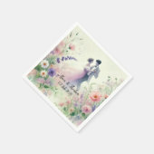 Romantic Wedding pastell Nr.1 スタンダードカクテルナプキン (角)