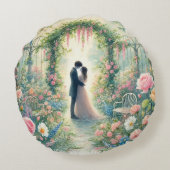 Romantic Wedding pastell Nr.3 ラウンドクッション (裏面)