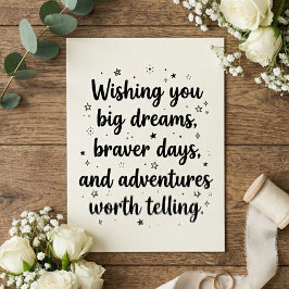 Romantic Wedding Quote Newlywed Bride Groom カード