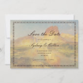 Romantic Western Ranch Wedding Save The Date セーブザデート (正面)
