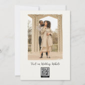 Romantic Whimsical Hand Drawn Save the Date 招待状 (裏面)