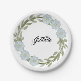 Romantic wild floral ペーパープレート