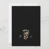 Romantic Wildflower Frame Wedding Invitation 招待状 (裏面)