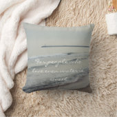 Romantic winter seascape クッション (ブランケット)