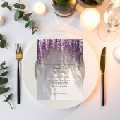 Romantic Wisteria Wedding 招待状