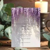 Romantic Wisteria Wedding 招待状